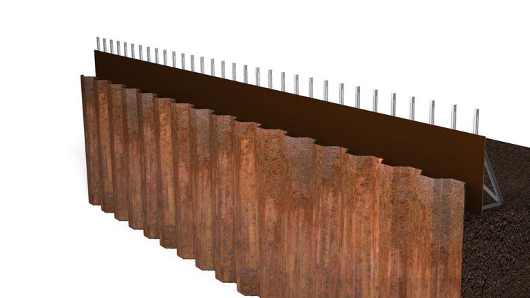 Sheet Pile Beam 04 | Fast Form Systems