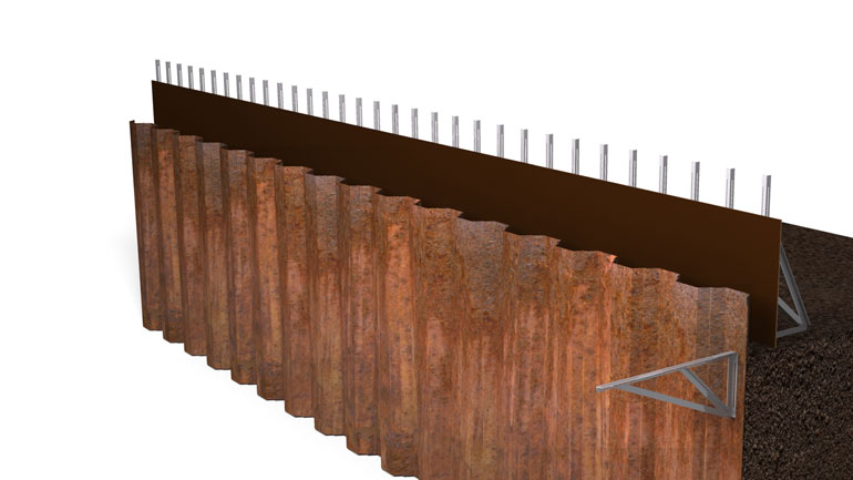 Sheet Pile Beam 05 | Fast-Form Systems