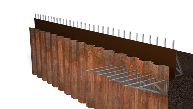 Sheet Pile Beam 07 | Fast-Form Systems