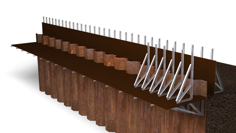 Sheet Pile Beam 11 | Fast-Form Systems