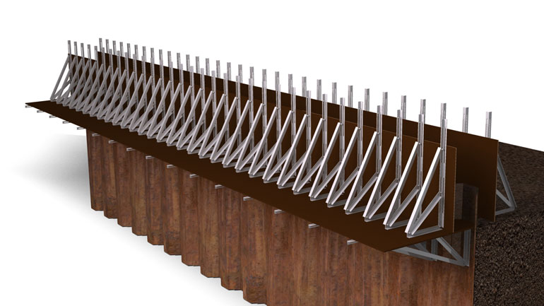Sheet Pile Walls - Applications | Fast-Form Systems